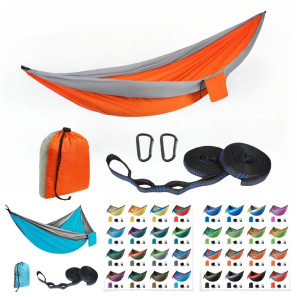 Portable Outdoors Parachute Hammock With Pouch