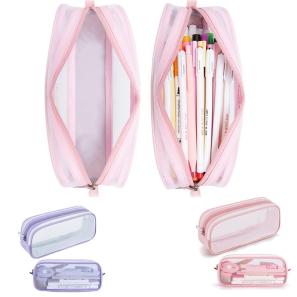 Large Capacity Mesh Pencil Case