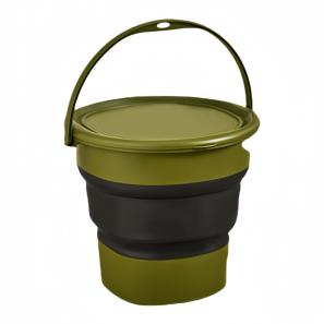 Collapsible Bucket with Lid & Foldable Water Pail