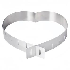Adjustable Heart-Shaped Cake Ring