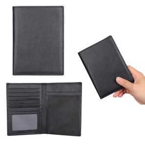 Genuine Leather RFID Passport Wallet & Card Holder