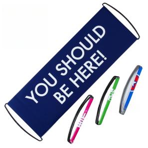 Retractable Hand Held Scrolling Banner