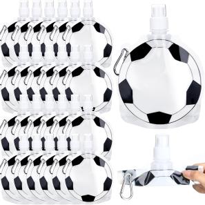 Soccer Foldable Water Bag with Buckle