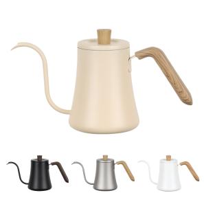 Gooseneck Coffee Kettle with Wooden Handle