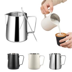 12oz Milk Frothing Pitcher & Latte Art Tool Set
