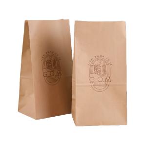 Food-Grade Brown Kraft Paper Lunch Bag