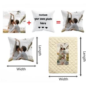 Personalized 2-in-1 Pillow Quilt