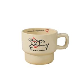 Ceramic Stackable Coffee Cups With Handle