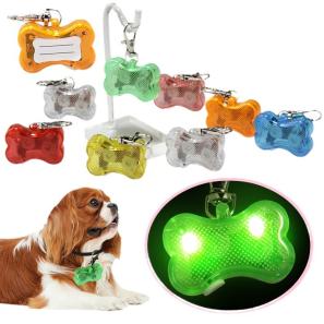 Reflective LED dog collar light
