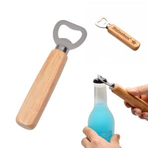 Wooden Handle Stainless Steel Beer Bottle Openers