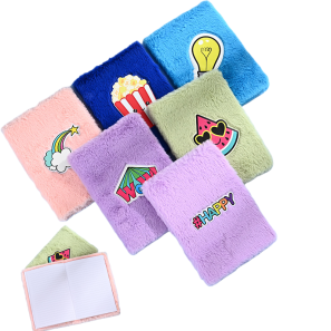 A5 Fuzzy Cover Notebook