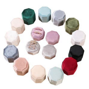  Velvet Jewelry Ring Box