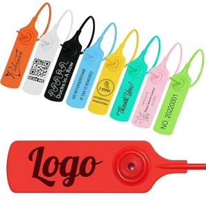 Disposable Pull Tight Plastic Safety Tamper Seal Tag