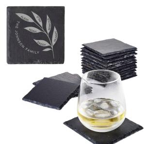 Square Natural Slate Coaster
