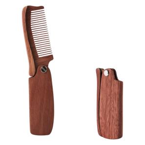 Wooden Pocket Folding Comb