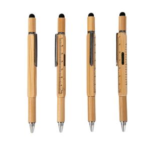 Twist Ballpoint Pen with Stylus Tip and Ruler