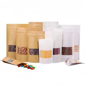 Resealable Press-to-Seal Snack Bag with Clear Window