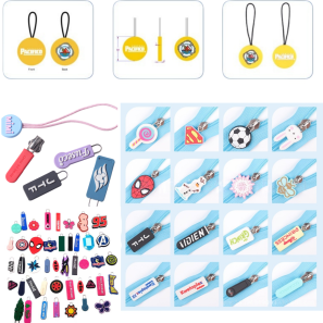 Custom PVC Charm Zipper Pulls