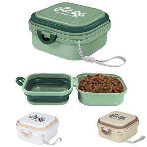Adjustable 2-in-1 Pet Food and Water Feeder