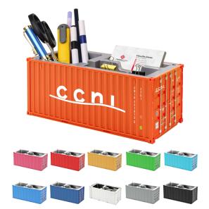 Shipping Container Desk Organizer with Multi Compartments