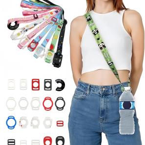 Customized Adjustable Water Bottle Lanyard