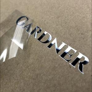 Custom Electroformed Nickel Metal Logo Stickers