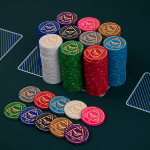  Ceramic Poker Chips