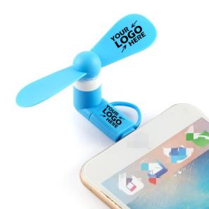 2-in-1 USB/phone fans with dual connectors