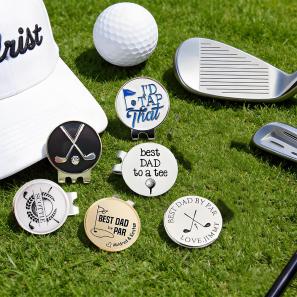 Custom Magnetic Golf Hat Clip With Ball Marker
