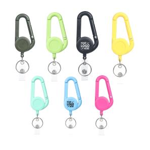 Retractable Badge Reel with Carabiner Clip