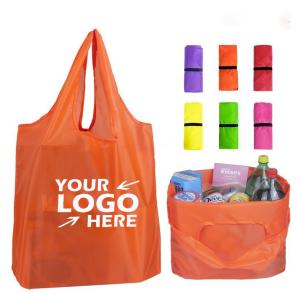 Foldable 210T Polyester Shopping Tote