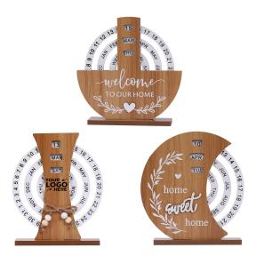 Handcrafted Wood Perpetual Calendar