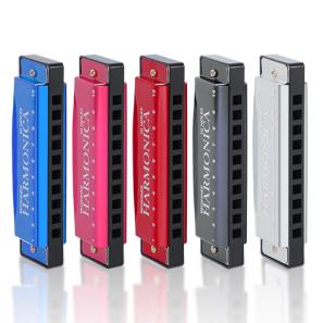 10 Hole Diatonic Metal Beginner Harmonica
