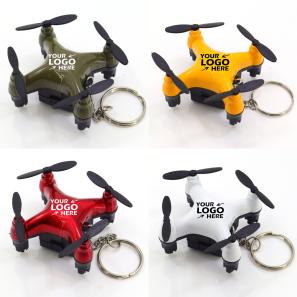 Mini Alloy Drone Keychain