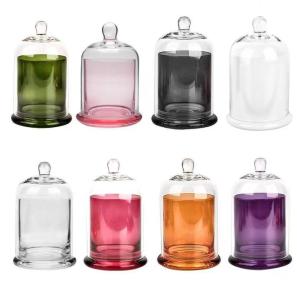Bell Dome Glass Cloche Candle Vessel