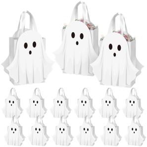 Ghost Shaped Halloween Paper Gift Bags