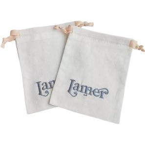 Custom Embroidered Linen Drawstring Bag