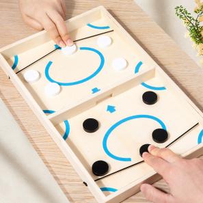 Wooden Fast Sling Puck Game