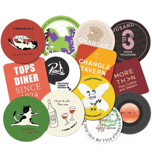 Biodegradable Absorbent Paper Drink Coaster