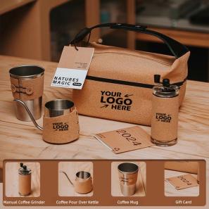 Vintage Cork Portable Coffee Brewing Kit