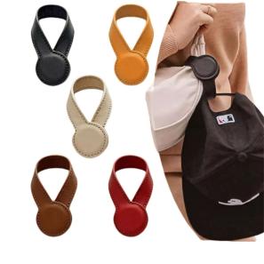 Leather Magnetic Hat Clip for Bag