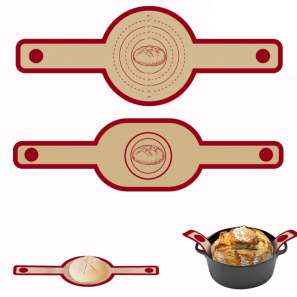 Solid Handle Silicone Bread Sling For Dutch Oven