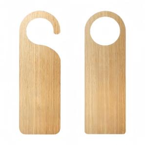 Oak Wood Hotel Door Hanger