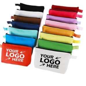 Versatile Zippered Canvas Pouch