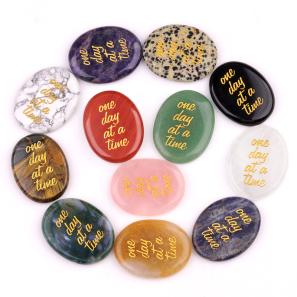 Custom Worry Stone Palm Gemstone Token