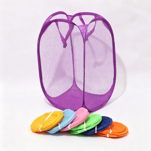 Pop Up Mesh Laundry Storage Hamper