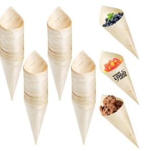 Poplar Wood Serving Cone