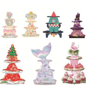 Custom Themed Cardboard Cupcake Stand