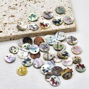 Custom Farm Raised Mother Of Pearl Decorative Tags