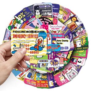 Custom Service Handbill Stickers